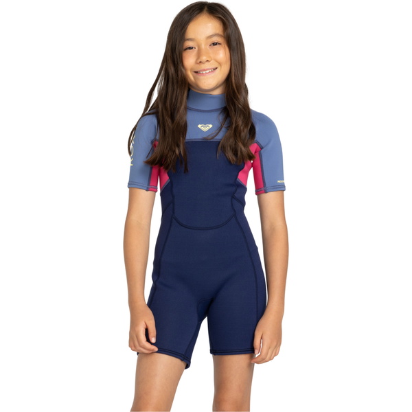 2025 Roxy Bambino Prologue 2/2mm Back Zip Muta Primaverile Muta ERGW503021 - Dark Denim
